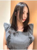 ザクザクレイヤーカット巻き方簡単ミディアムロング韓国渋谷