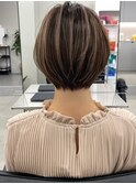 ハイライトバレイヤージュダブルカラーケアプリーチ30代40代