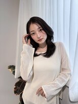 顔タイプ診断×骨格診断似合わせ小顔ミディアム/髪質改善