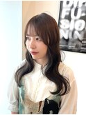 ミディアムレイヤー×ウェーブ巻き