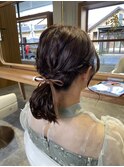 ローポニーアレンジ
