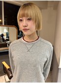 〈ren〉プッツとボブとレイヤーカット