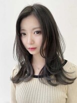 ラナ カスガイ(Lana KASUGAI)&nbsp;黒髪/ボブルフ/ネビージュ/小顔/ワンレン/春日井/髪質改善/前髪