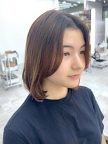 ビューブルー 亀戸錦糸町(VIEW BLUE)&nbsp;◎美髪シアーカラーピンクブラウンミディアムボブ