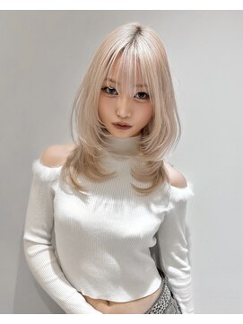 ロンドアンメゾン 原宿(Lond un Maison.) △メルティカラーフェミニンロング似合わせカットレイヤーカット