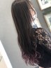 【レディース限定】カット【ナノバブル】＋イヤリングカラー＋プレミークTR