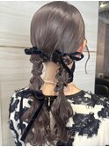 《ゆい》ツインヘア/結婚式ヘア/結婚式アレンジ