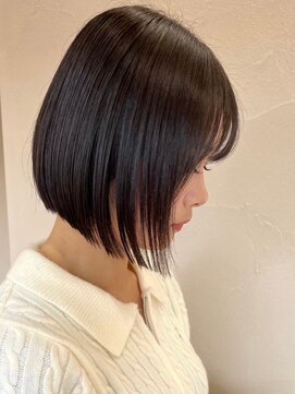 オズ 安積店(OZ) 安積タッセルボブ切りっぱなしボブマッシュウルフショートカット