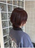 #ピンクブラウン#ブリーチなし