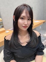 ヘアデザインファブロ イオンモール宮崎店(hair design FABRO.)&nbsp;【ラベンダーグレージュ/韓国風スタイル/韓国レイヤー】