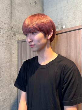 アース 高円寺店(HAIR & MAKE EARTH) アプリコットピンク^ ^