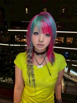 ベレーザ 渋谷(BELEZA)&nbsp;15479ブリーチ＆ダブルカラーニュアンスカラーレイヤーロング