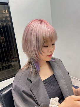 シャウルデッサン(CHARLES DESSIN) ルーツカラー セクションカラー デザインカラー ピンク