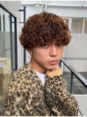 渋谷フェザーパーマメンズパーマツイストスパイラルパーマ緩め