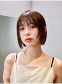 顔周りボブ