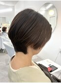 白髪ぼかしショート