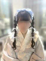 アイビー 新宿(IVY)&nbsp;ロープ編みツインテール