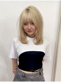 初カラーでおすすめ！？抜きっぱなしブロンドカラー