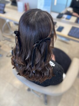 プランタン フォー ヘアー(printemps FOR HAIR) ハーフツイン/お呼ばれヘア/盛岡ヘアセット
