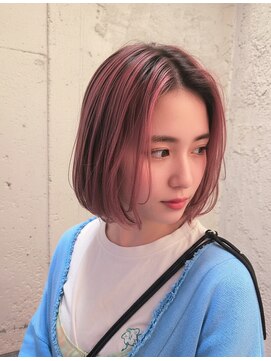 ペネロープ(Penelope) 【新宿】ショートボブブリーチダブルカラー学割U24