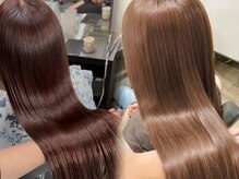 〈色持ち×艶感〉続けるほど美しくなる“髪質改善カラー”【HITA/内部補修/美髪カラー/西中島南方】