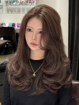 ウォーレントリコミニューヨーク ハービスエント大阪梅田店(WARREN TRICOMI NEW YORK)&nbsp;くびれレイヤーカット×ショコラブラウン