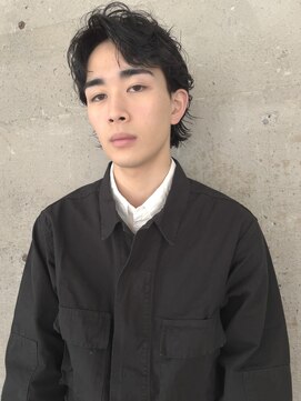ガレージ バイ グリーン 表参道 原宿(Garage by green) 【YUYA】ルーズシャドウセンターウルフ