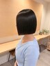 まとまりツヤ感★似合わせカット+低アルカリ縮毛矯正+1stepトリートメント