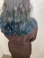 プライズ アイリス 池袋東口店(prize Iris)&nbsp;ブルーグラデーション池袋大人可愛い