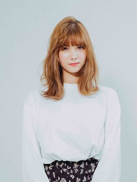 イデアル(IDEAL) 【王道】大人かわいい×外ハネオレンジベージュ