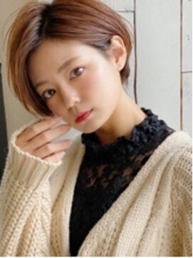 アグ ヘアー カフカ 富田林店(Agu hair kafka) 《Agu hair》大人かわいい耳かけショート