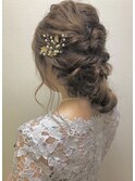 結婚式アレンジヘア