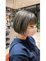 クルニエ(crenier)&nbsp;●crenierで作るグレージュのミニボブ●