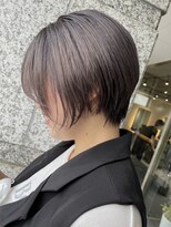 サロンドミルク 新百合ヶ丘店(salon de MiLK)&nbsp;ブリーチなしで赤みを取るシルバーグレー【新百合ヶ丘】