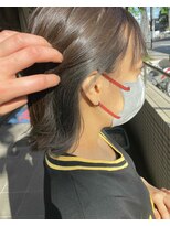 エルメ バイ アンフィー(Elme by anphi)&nbsp;【Elme　野呂】オリーブグレー×インナーカラー