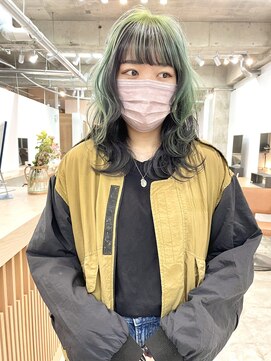 カシェル(cashel kishaba) グリーンアンブレラウルフスタイル