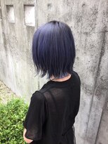 ヘアーディレクションイアス (HAIR DIRECTION eAs) ボブ×ダブルカラー『コバルトブルー』【大垣/eAs】