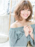 ゆるふわくせ毛風無造作カール小顔ボブディh2越谷20代30代40代