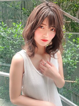 ロンド ジュルード 名古屋(Lond jeloud) ゆるふわ　韓国ボブ　グレージュ　髪質改善
