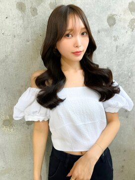 シーシンジュク 新宿南口(Sea shinjuku) 韓国風前髪×レイヤーカット【髪質改善/新宿/レイヤーカット】