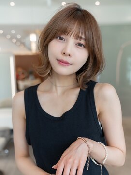 エースハバナ 渋谷(1 HAVANA) 20代30代大人かわいいレイヤーカット/シルキーベージュ/ひし形