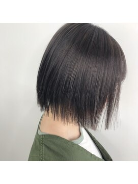 アヴァンス 江坂店(AVANCE.) ミニボブ+グレージュ