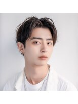 ムク(:muku)&nbsp;刈り上げセンターパート/フェザーパーマ