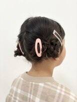 アメイジングヘアー 中沢店(AMAZING HAIR)&nbsp;キッズアレンジ/ヘアアレンジ/ツインお団子/三つ編み/女の子