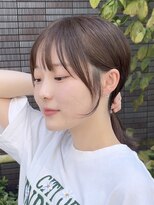 ビューエヒメ(VIEW EHIME)&nbsp;顔まわり/レイヤーカット/韓国/ロングヘア/ベージュ