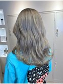 髪質改善＊ロングレイヤーグレーベージュ＊美髪【Zina船橋】