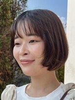 ニュイ(NUIT)&nbsp;ダブルカラーミルクティーベージュカラーケアブリーチ韓国ボブ