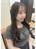 ・韓国風透明感グレージュカラー