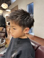 ミスターベイビー(Mr.BABY)&nbsp;【Mr.BABY/岡山市】キッズカット男の子　ショートツーブロック