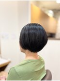 ふんわりショートボブ艶髪ヘッドスパ髪質改善/新百合ヶ丘